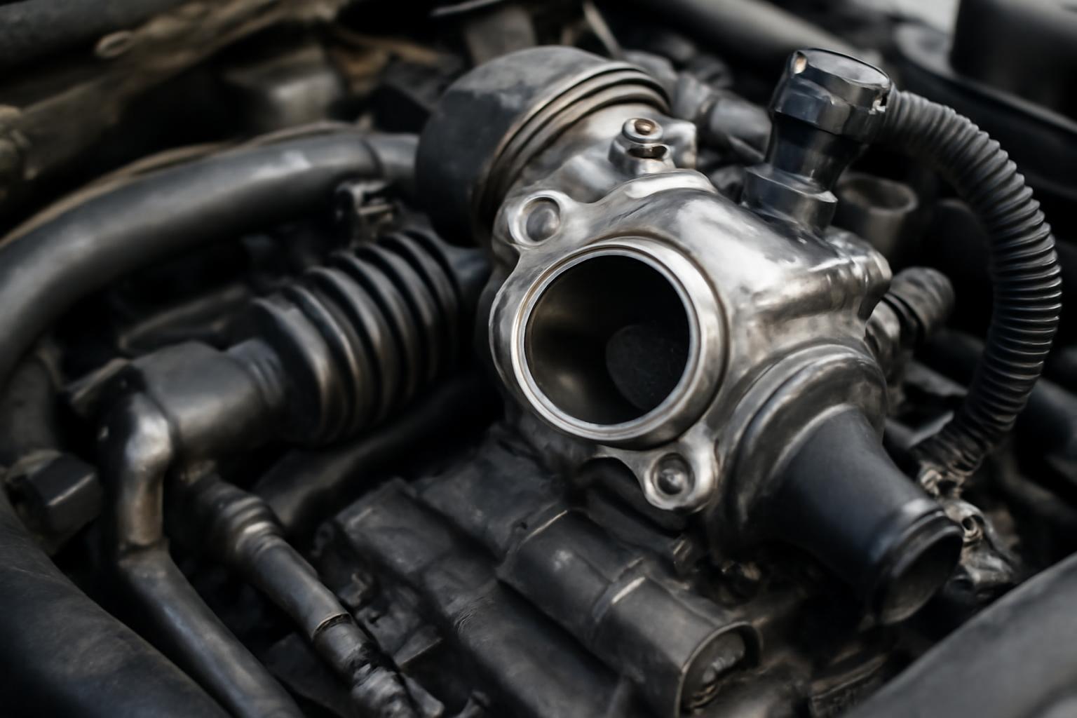 Supapa EGR diesel, parte esențială a motorului, recirculând gazele arse.